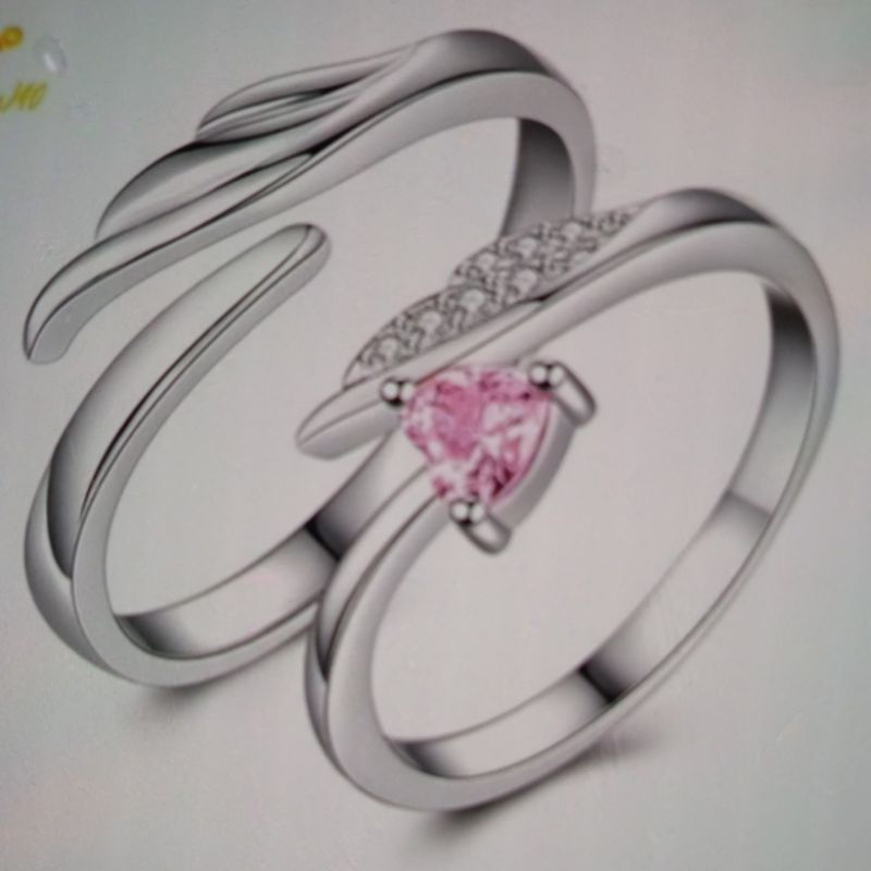 cincin couple tunangan premium quality 5781