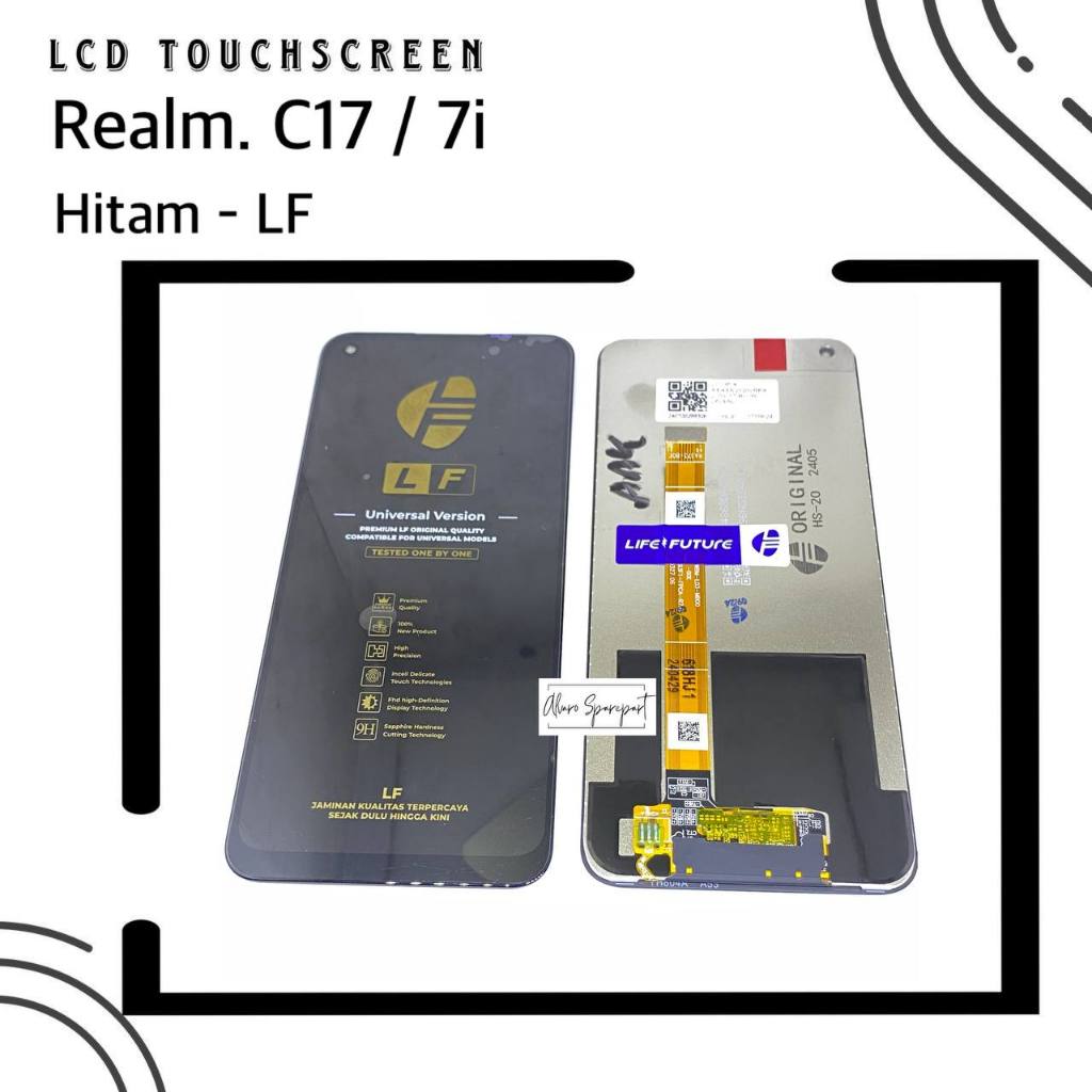 LCD TOUCHSCREEN REALME C17 / REALME 7i RMX2101 RMX2103 FULLSET KHUSUS