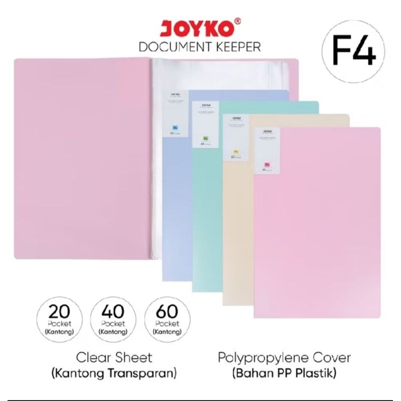 

DOKUMENT KEEPER Clear Holder Map File Dokumen F4 JOYKO
