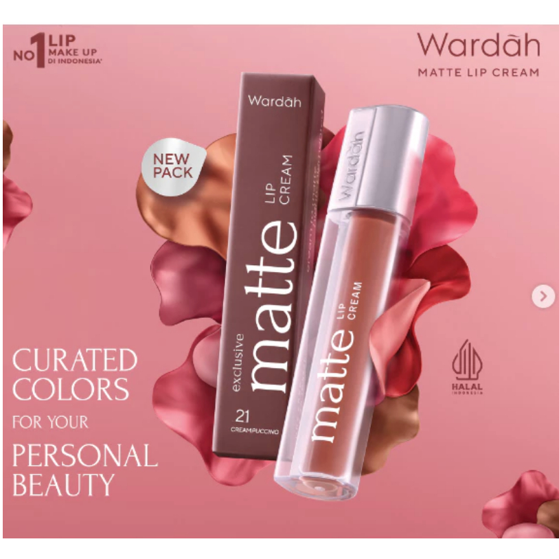 Wardah Exclusive Matte Lip Cream WARNA BARU
