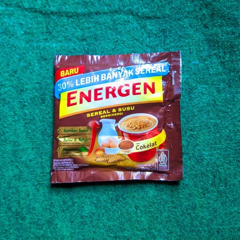 

ENERGEN COKLAT SEREAL SUSU SACHET ECER MINUMAN INSTAN