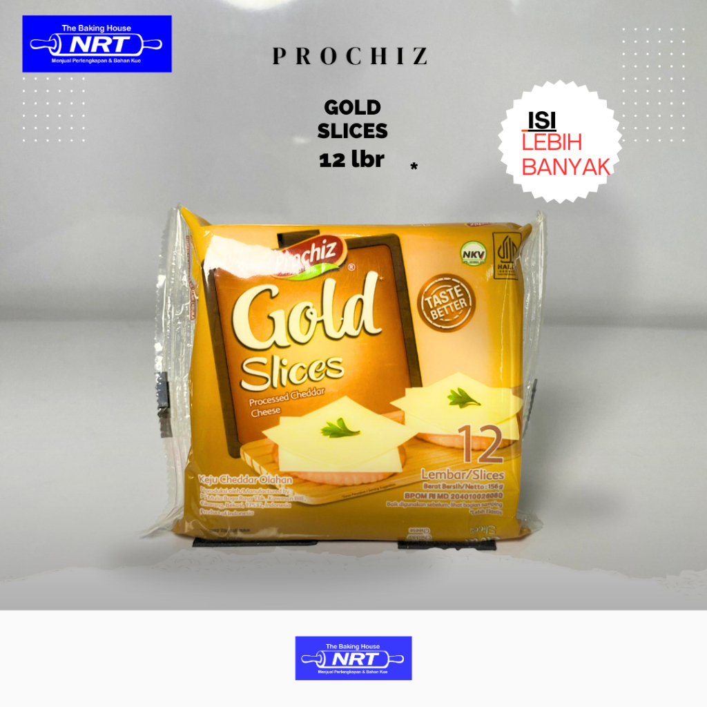 

PROCHIZ Gold Keju Slice 12 slice