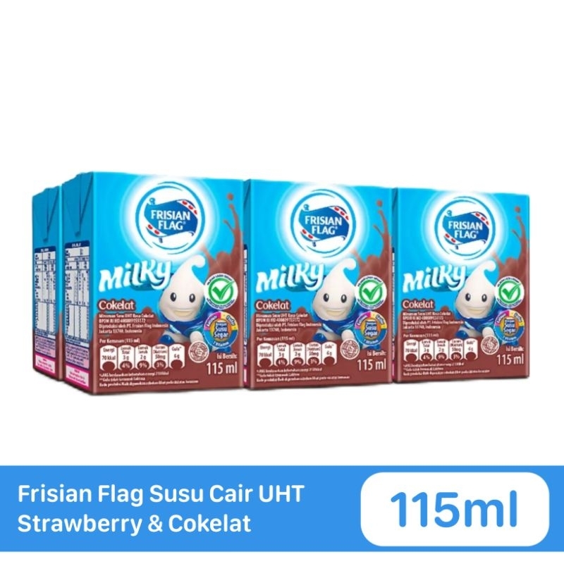 

Frisian Flag Susu Cair UHT Milky Nutribrain 115ml