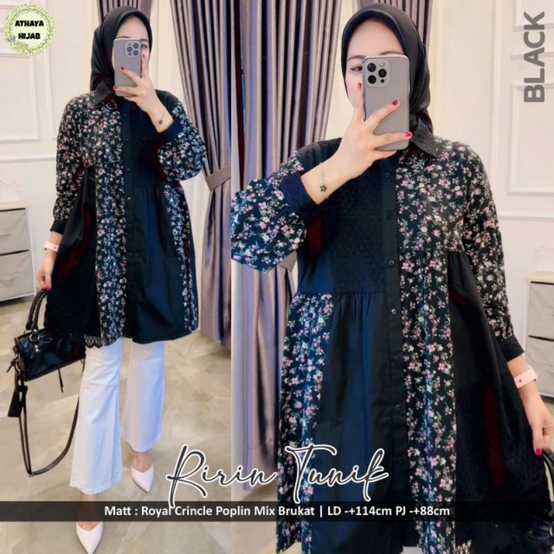 Baju Tunik Wanita Premium Ririn Tunik By Athaya Hijab