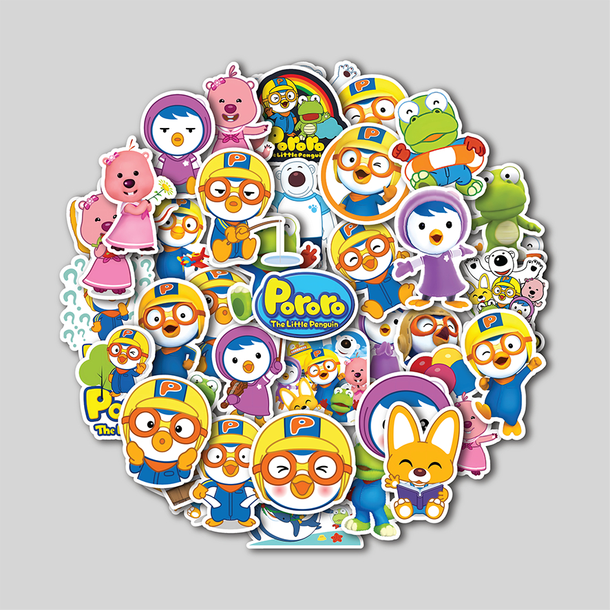 

STICKER PACK PORORO | STICKER TUMBLR | STIKER LAPTOP KOPER HELM