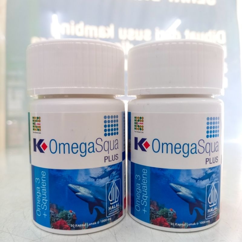 K-OMEGASQUA PLUS | K-LINK | OMEGA SQUA KLINK | OMEGA 3 ORI | FISH OIL bukan KRILL OIL | SQUALENE 30 