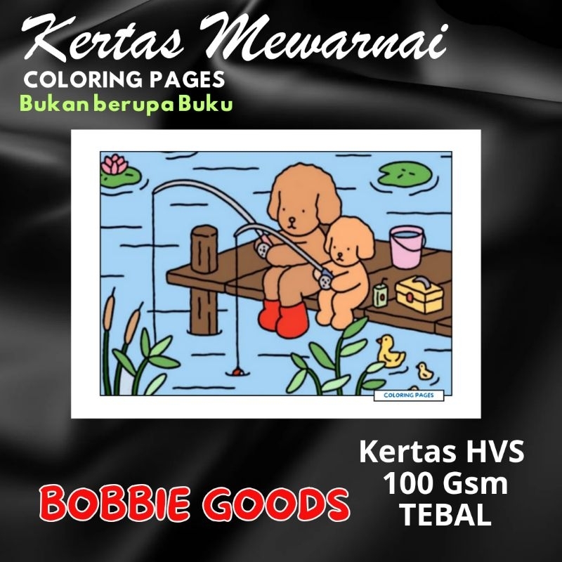 

DW09 Kertas Mewarnai BOBBIE GOODS Indah Penghilang Stres & Relaksasi, Terapi Warna Anti Stres