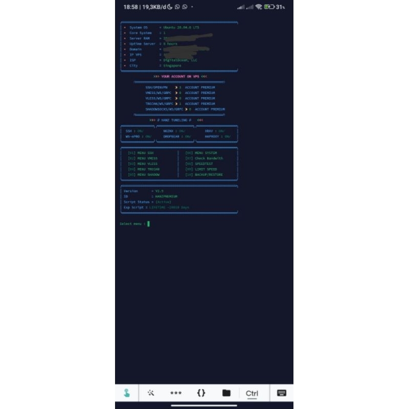 SSH VMEES VLEES TJORAN PREMIUM baca deskripsi