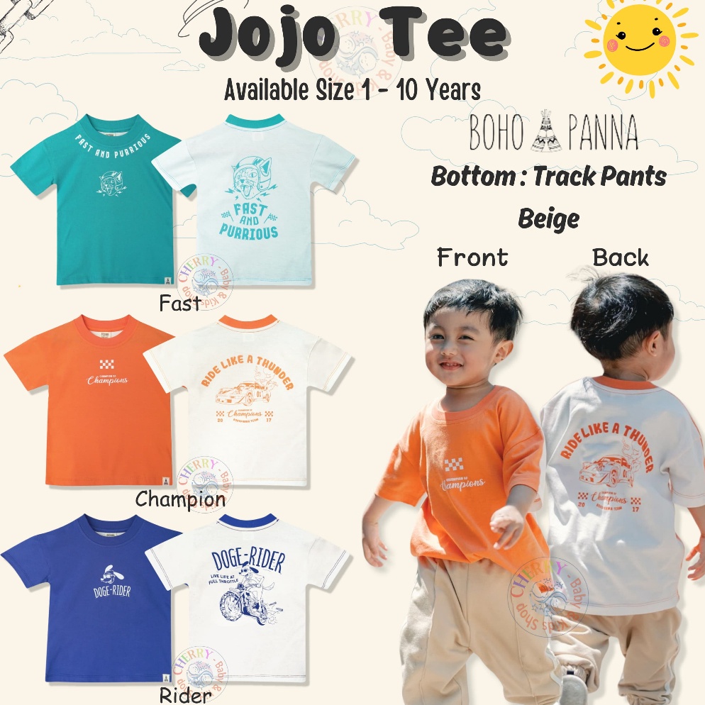 ART W17S Bohopanna Jojo Tee 11 Tahun Tshirt Atasan Anak 2 Warna CBKSSDI