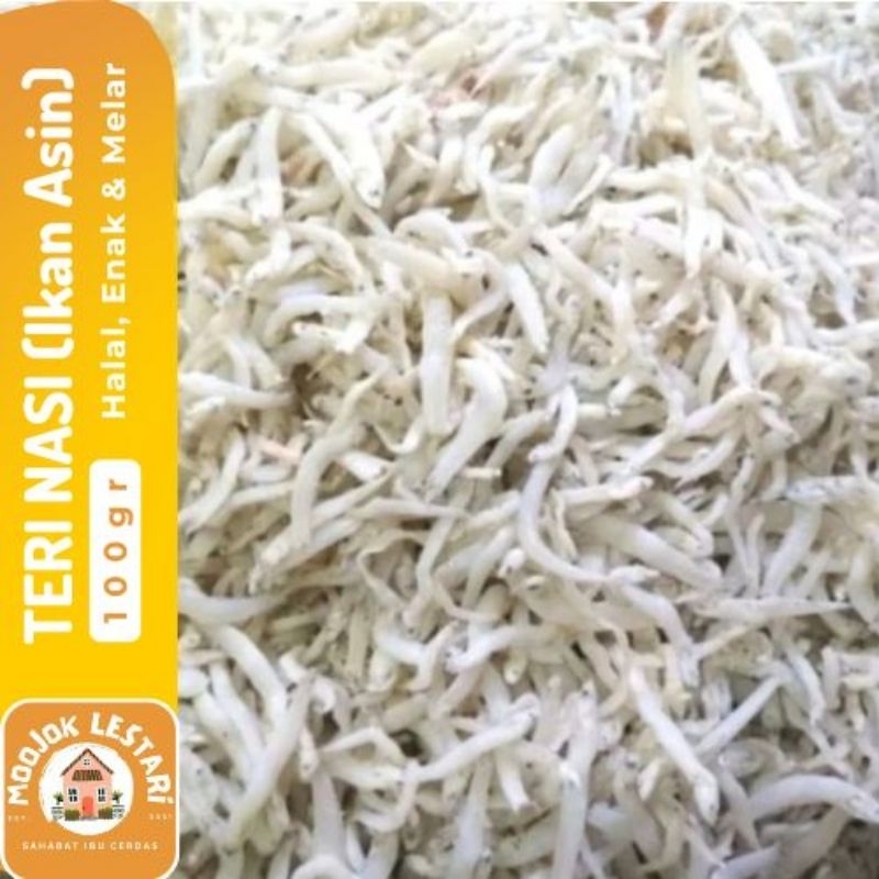 

Ikan Asin Teri Nasi/Medan 100gr Halal Beku Nikmat