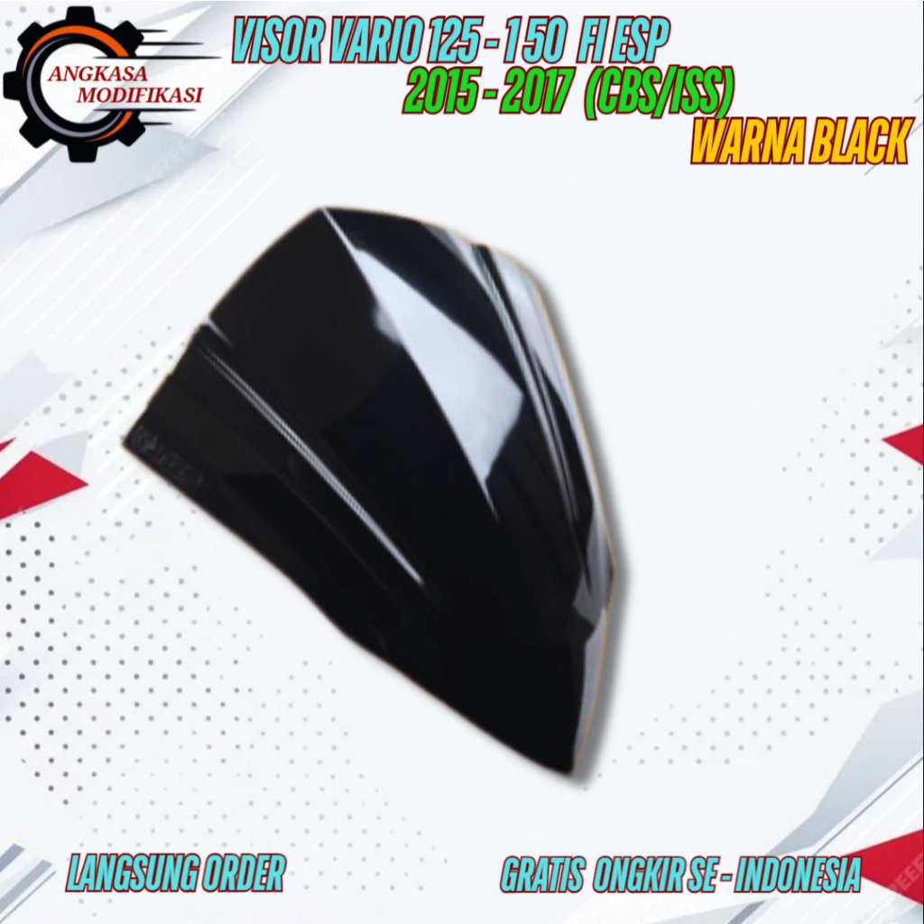 Visor Vario 150 125 Led/ Winshield Vario 150 125 New TGP kaca mika spion handgrip accesoris rcb