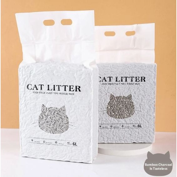 Pasir Kucing Tofu Food Grade 6 L Cat Litter - Tofu Cat Litter Pasir Kucing