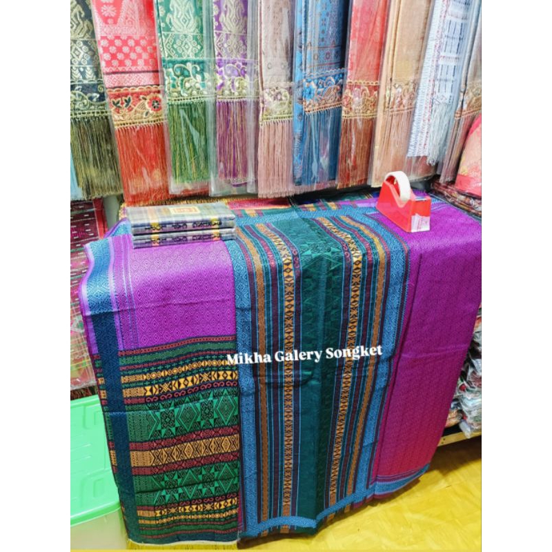 Songket Palembang Tumtuman + Songket Mesin Tumtuman