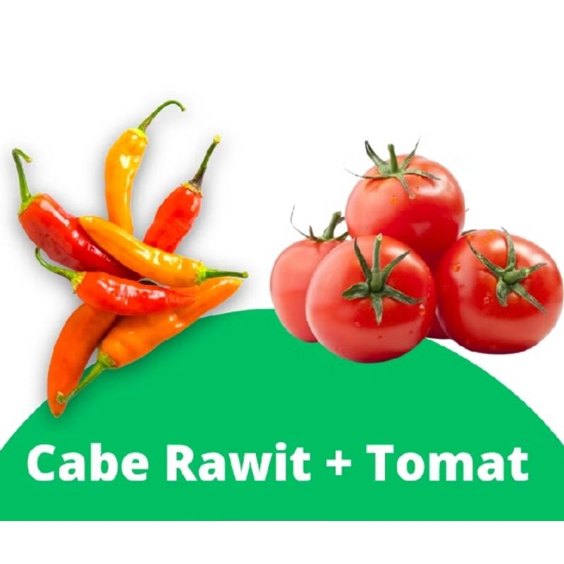 

cabe dan tomat campur
