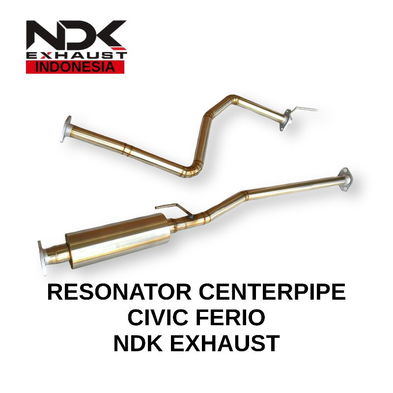 NDK KNALPOT RACING HONDA CIVIC FERIO KNALPOT CENTERPIPE RESONATOR MOBIL CIVIC FERIO RACING NDK EXHAU