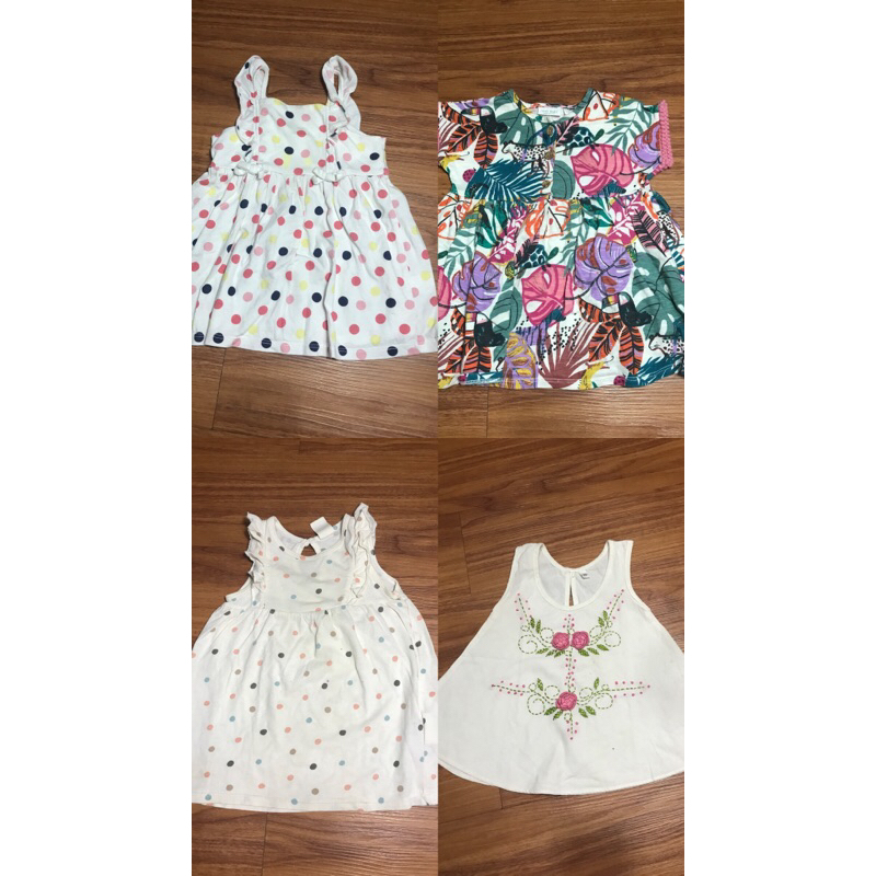 Preloved Murah dress bayi perempuan 4-12 bulan cantik branded