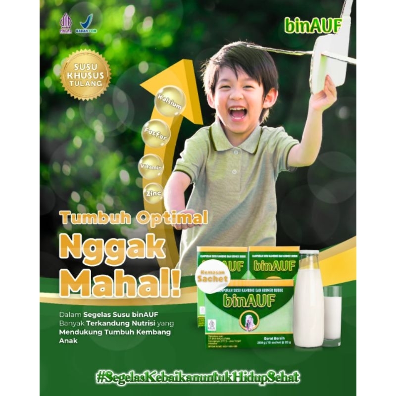 

Susu Kambing Etawa binAUF isi 10 Sachet 200g