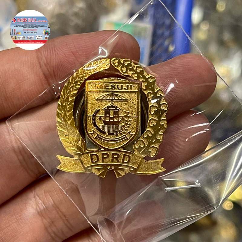 Pin DPRD KABUPATEN MESUJI Magnet Terbaru / Pin DPRD CUSTOM MAGNET TERBARU