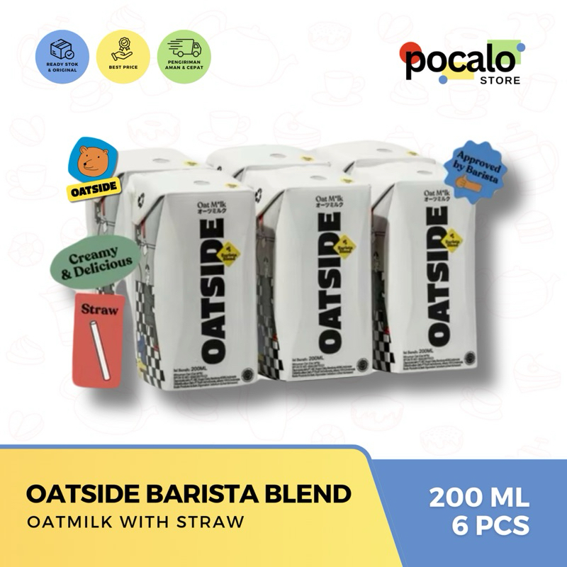 

Oatside Oat Milk Straw 200ML ( 6 pcs ) - Barista Blend