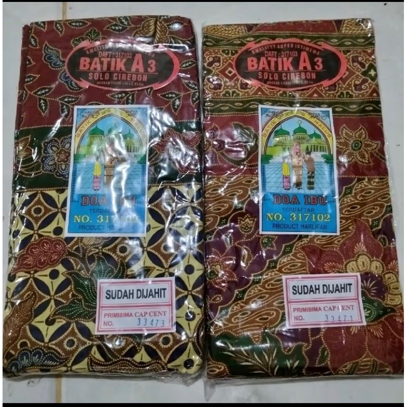 KAIN SARUNG BATIK WANITA DOA IBU CAP CENT HALUS DAN LEMBUT