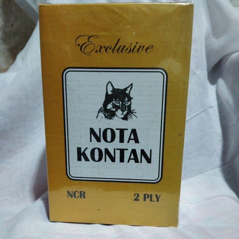 

nota kontan 2 ply per box 10 buku