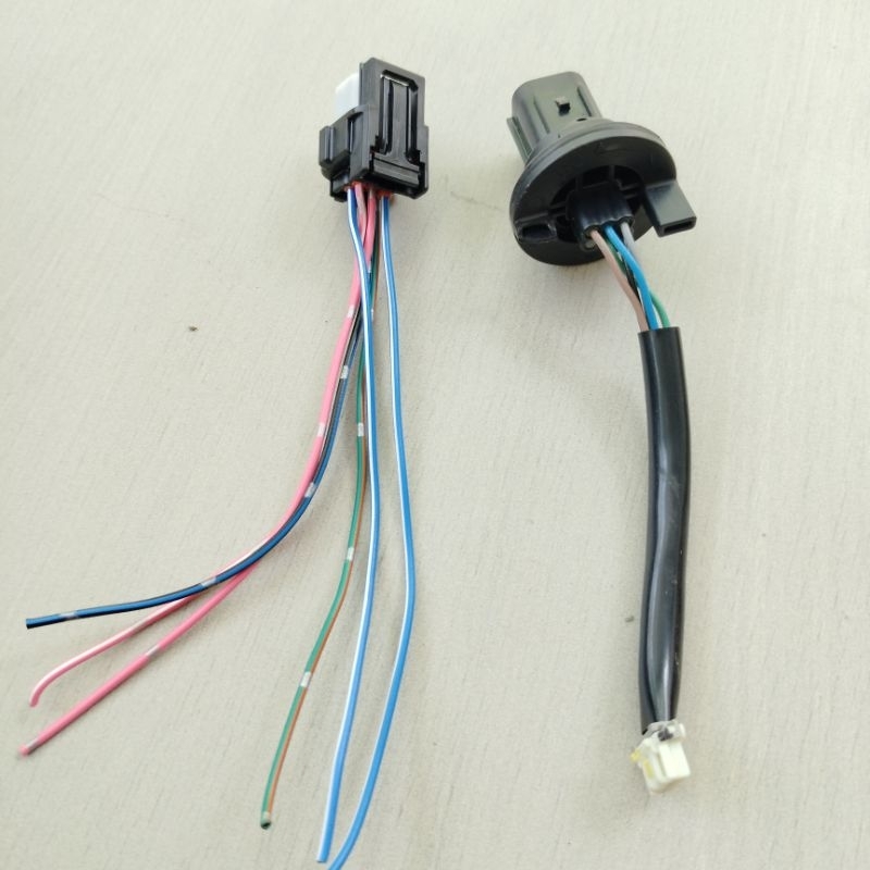 Soket Socket Kabel Lampu Depan (1set) Honda Beat Led, Deluxe, Beat street Led, Scoopy New, Genio.
