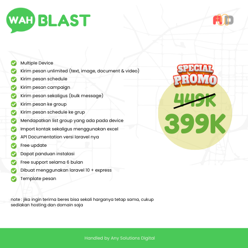 WAH Blast - Software Whatsapp Blasting