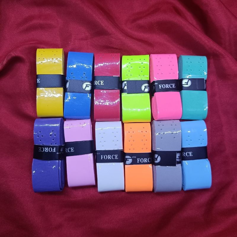 Grip Raket Karet Badminton Bintik Bulutangkis Joran Mancing Gagang Pancingan / Grip Raket KARET FORC