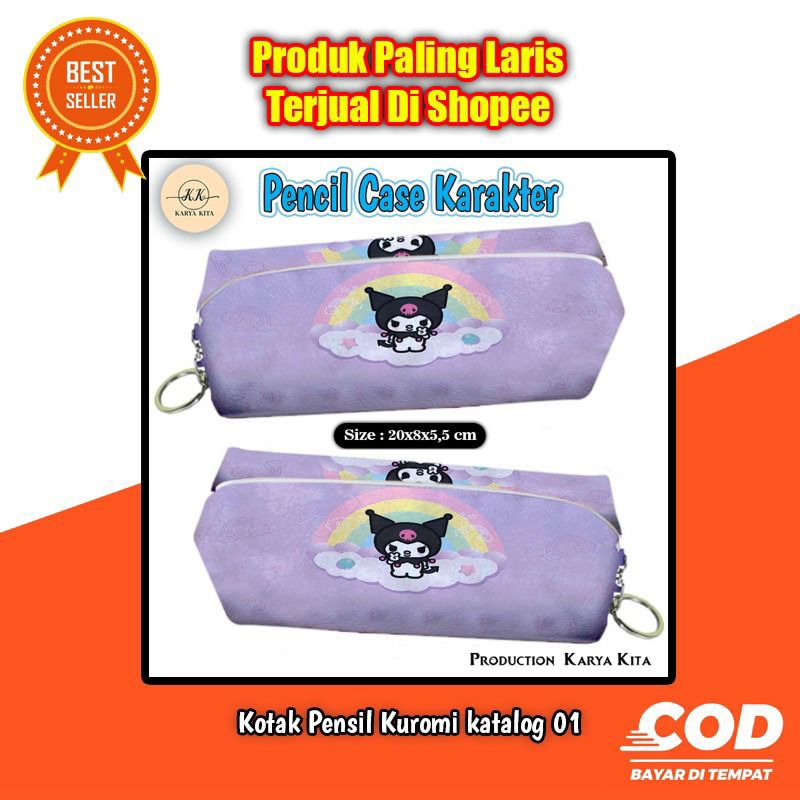 

kotak pensil karakter KUROMI TAK 01