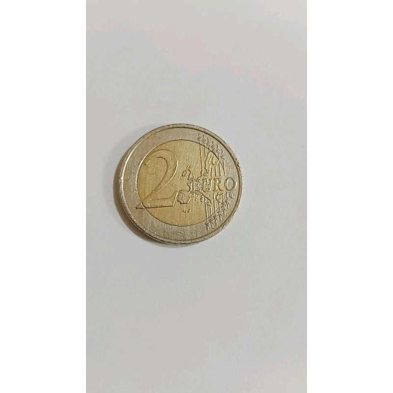 koin asing 2 euro Bimetal