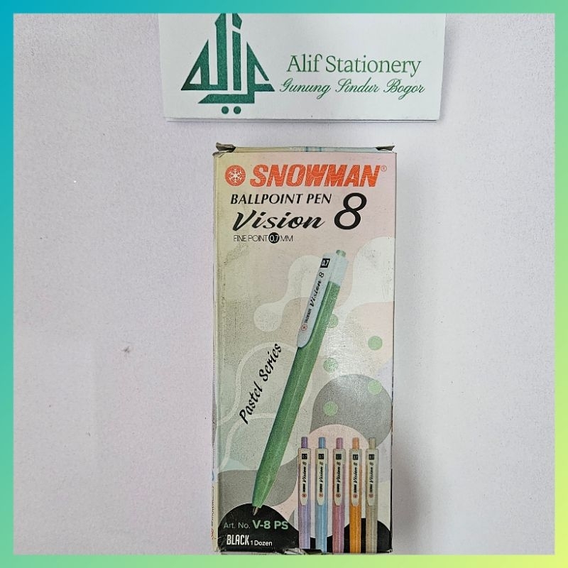 

Pulpen Pena Snowman V-8