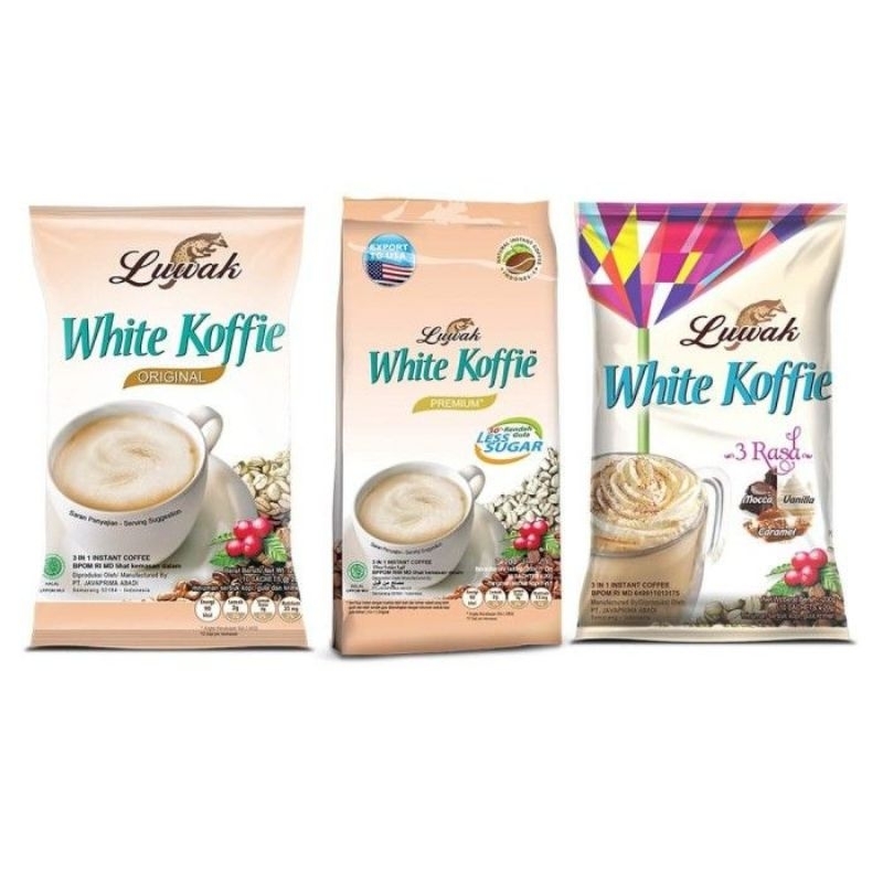 

Luwak white koffe 10x20g