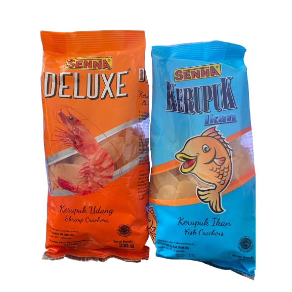 

SENNA DELUXE KERUPUK IKAN / UDANG 230gr