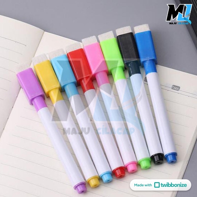 

SPIDOL MINI KECIL TINTA HITAM UNTUK WIPE & CLEAN WHITE BOARD BISA DI HAPUS + PENGHAPUS