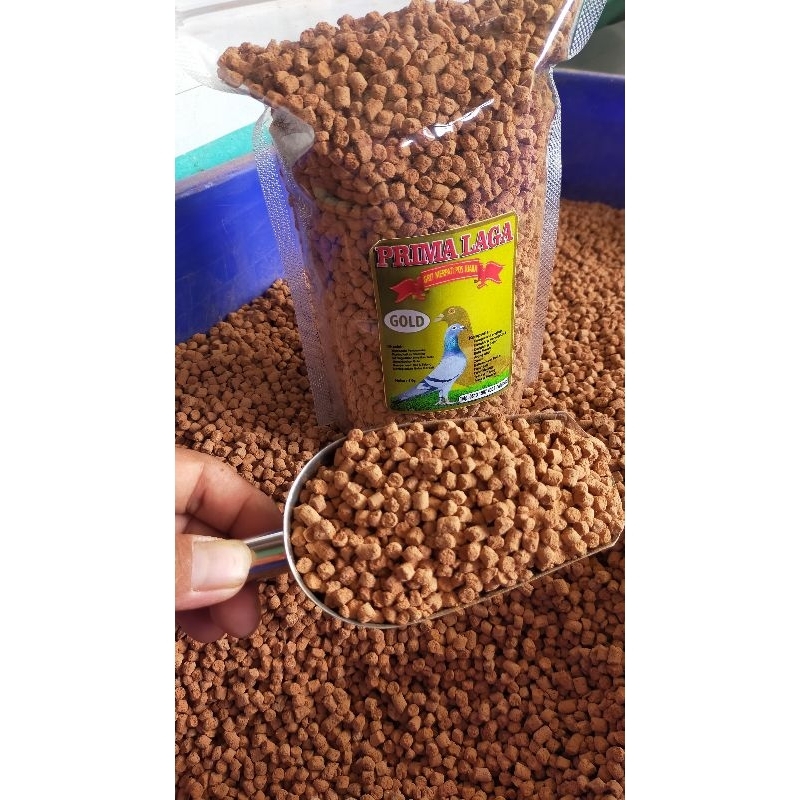 Grit gold Pelet Remisan pakan burung merpati.