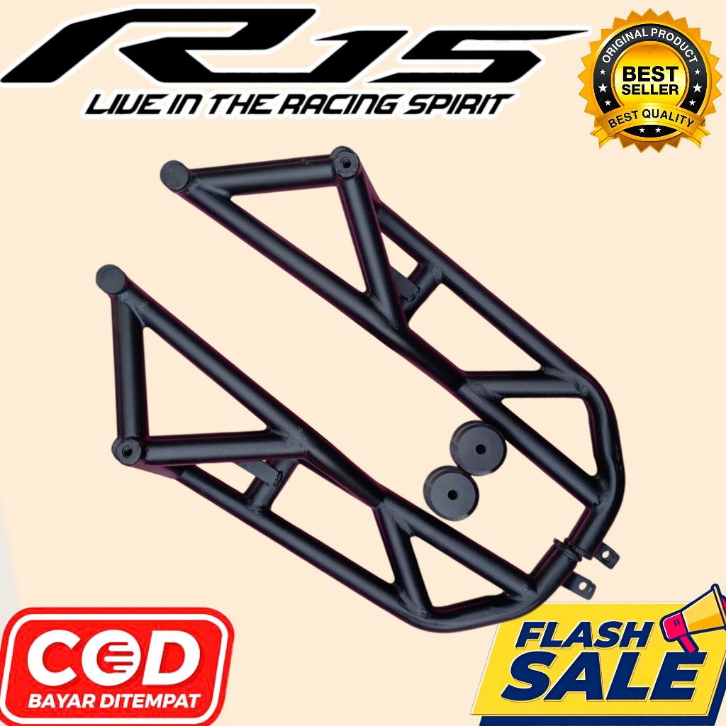 Tubular Crashbar Yamaha R15 V3 V4 Full Set Jalu Doble Frame Slider Pengaman Body Mesin Tebal R15 V2