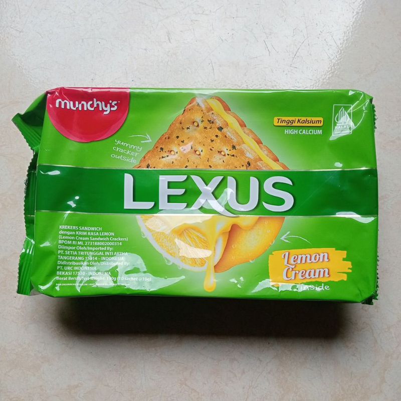 

Lexus Lemon Cream Munchy's Isi 10