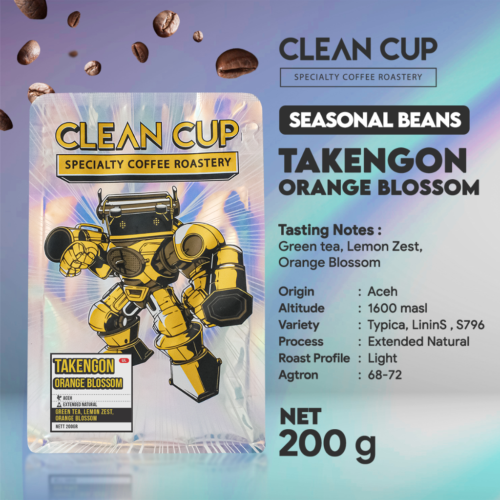 

Kopi Clean Cup Takengon Orange Blossom Whole Bean