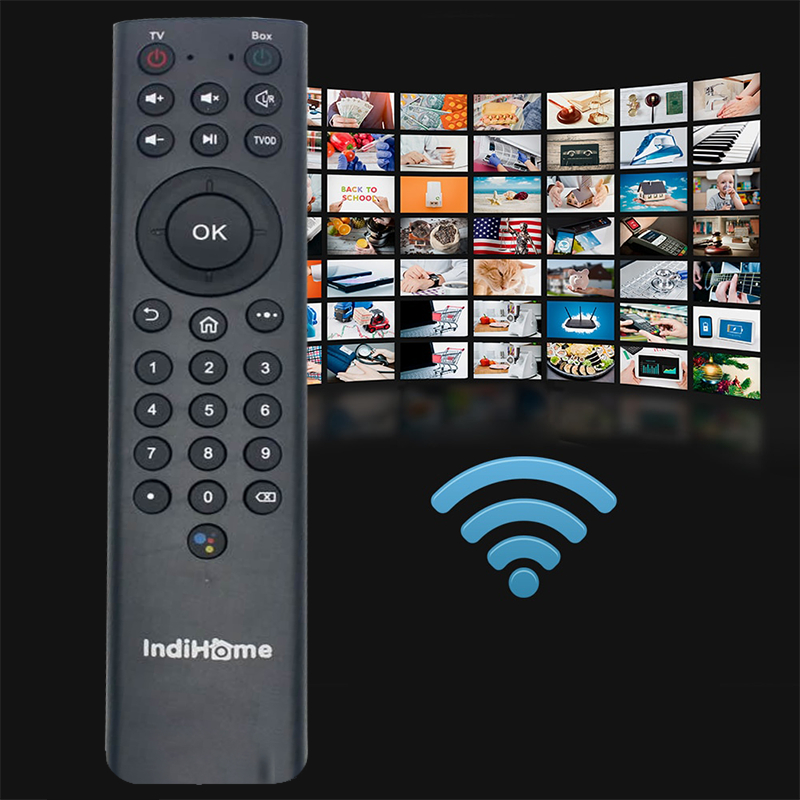 Remot Remote STB Set Top Box Usee Tv Telkom Speedy Indihome Hitam ZTE