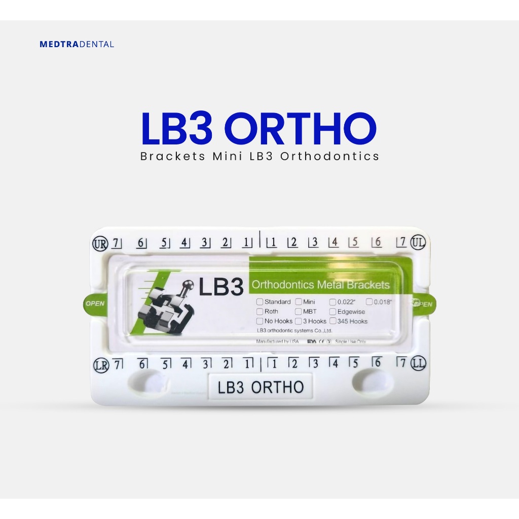 Medtradent - Braket Behel Gigi LB3 Orthodontic Mini