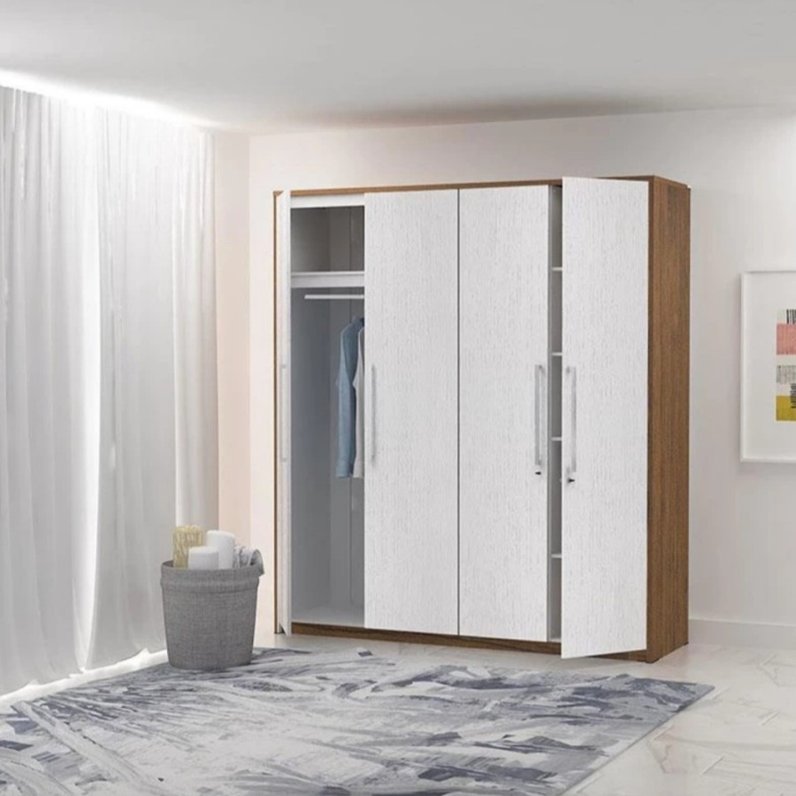 Lemari Baju 4 pintu Modern Minimalis Lp 4015 Expo