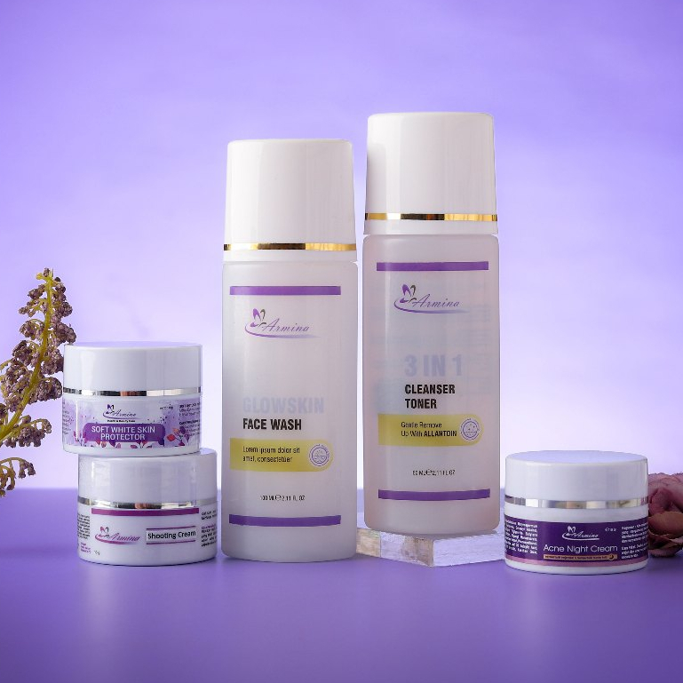 ARMINA PAKET SKINCARE SILVER ACNE ATASI WAJAH BERJERAWAT