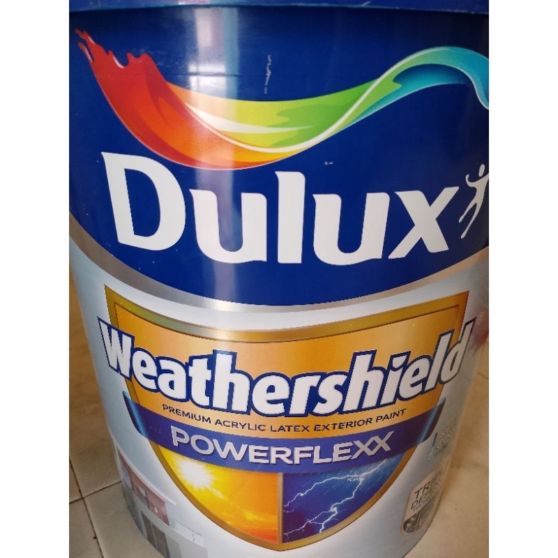 Dulux Watershield Powerflex Sisa Proyek Cat Tembok Luar Anti Air Anti Panas 20 Liter = 28 kilo