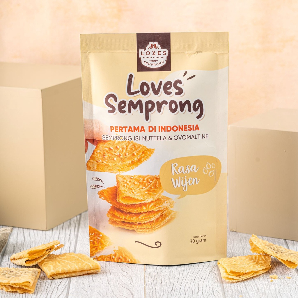 

Semprong Enak Viral Artis Kue Kering Makanan Ringan Murah Pouch - Loves Semprong Varian Wijen