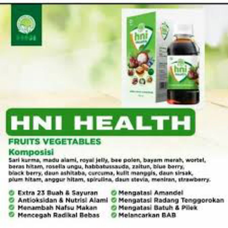 

HNI health promo murah