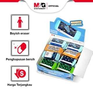 

M&G Penghapus Kertas Girly and Boyish Color Eraser / M&G Penghapus Warna Motif Cewek Cowok