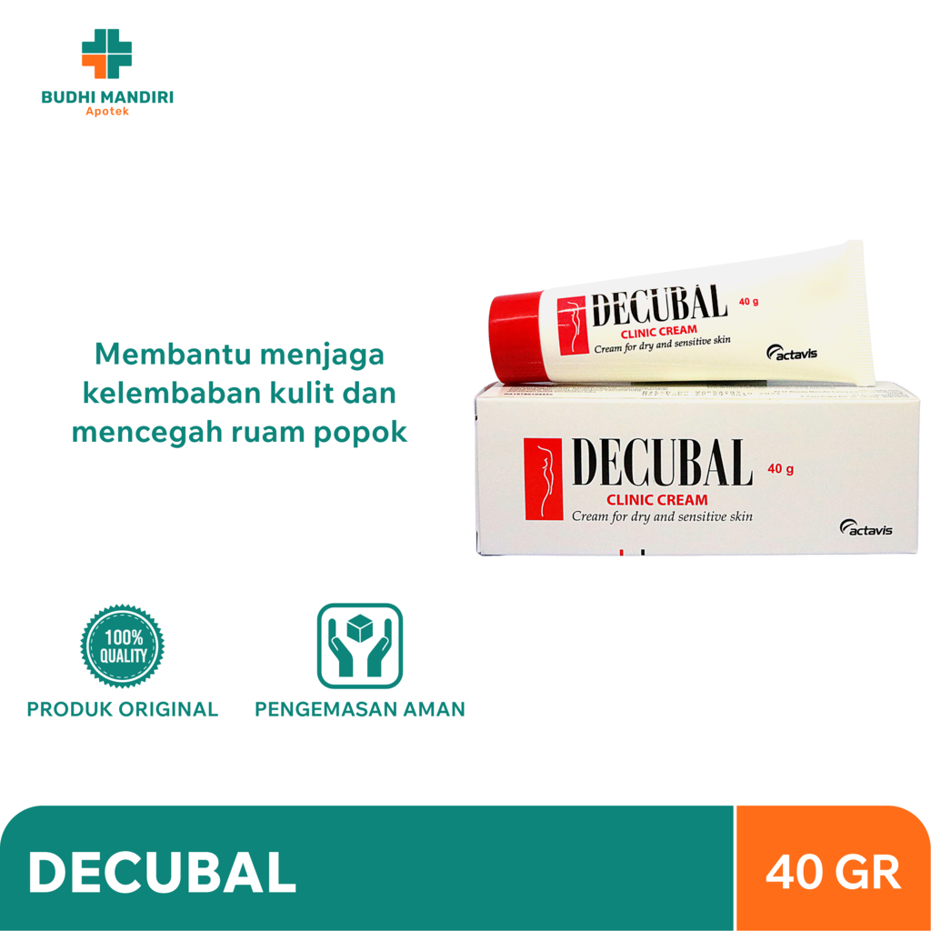 Decubal Cream 40gr - Menjaga Kelembaban Kulit