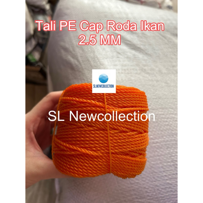 

Tali Tambang kecil 2,5 MM Fumindo Cap RODA IKAN / Tali PE 2,5 mm +/- 150 Gram