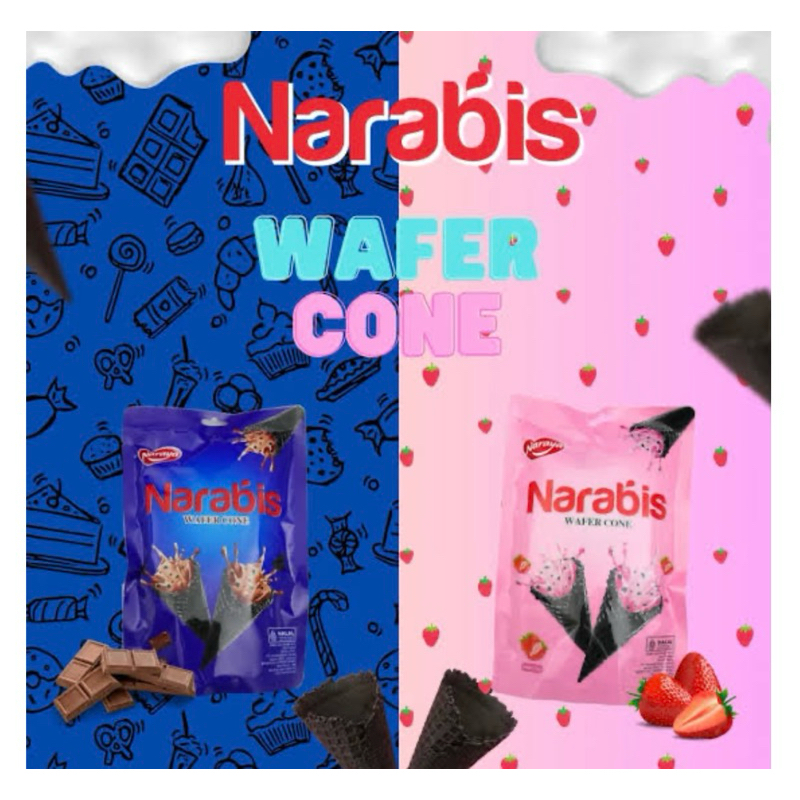 

Naraya Narabis wafer cone 80gr