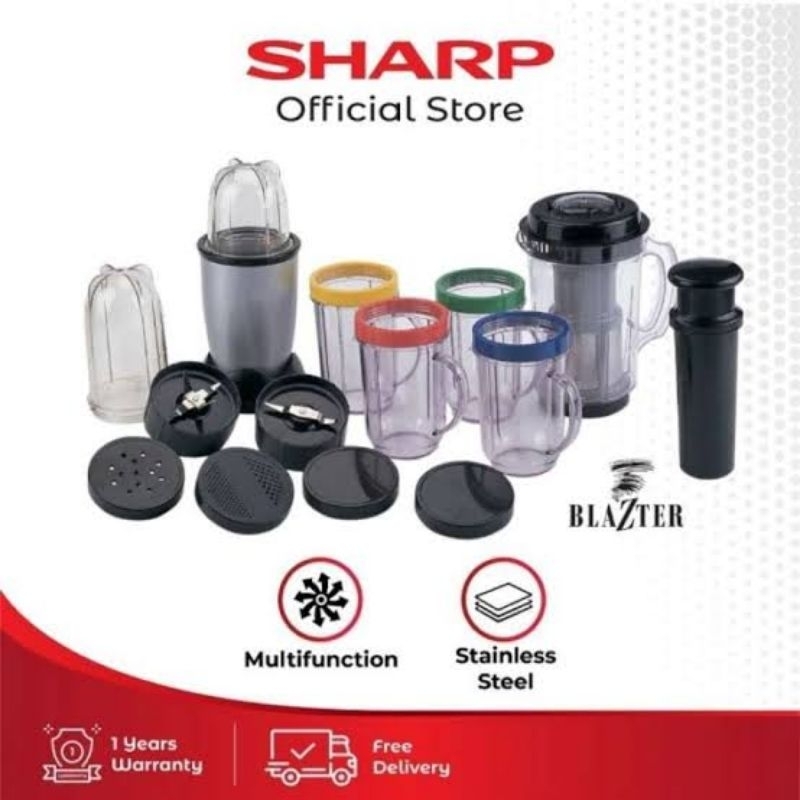 BLENDER CHOPPER GRINDER MULTIFUNGSI SERBAGUNA EZ BLEND EZ21BL 21BL EZ21 21 BL 21SET BY CHEFINOX BISA